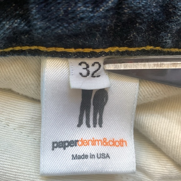 PAPER DENIM & CLOTH FLARE BOOT CUT JEANS SIZE 28 8  MADE IN USA - Picture 10 of 11